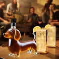 thumbnail image 4 of IMossad Dachshund Dog Whiskey Bottle,Funny Dachshund Whiskey Bottle,Unique Wine Decanter, Glass Dachshunds Statue Wine Bottles, Home Bar Bar Decor for Whiskey Enthusiasts, 4 of 5