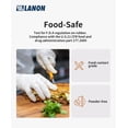 thumbnail image 3 of Guantes desechables de nitrilo LANON, aptos para alimentos, blancos, medianos, 3 of 6