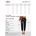 thumbnail image 3 of Vaqueros elegantes para mujer, cintura alta, casual, holgados, color rosa, talla 14, 3 of 3