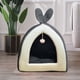 thumbnail image 5 of Cama cueva para gatos y perros de interior, cálida, cerrada y cubierta, para exteriores, ideal para cachorros o mascotas pequeñas., 5 of 7