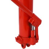 8 Ton Hydraulic Long Ram Jack - Single Pump Clevis Base For Engine Hoist & Shop Crane Lifting
