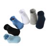 thumbnail image 1 of xinxixnxx 6 Pcs Bas pour Enfants avec Bonne Élasticité Confortables à Porter Style Simple Bonne Fabrication Chaussettes Couleur Unie Garçon 10-12, 1 of 7