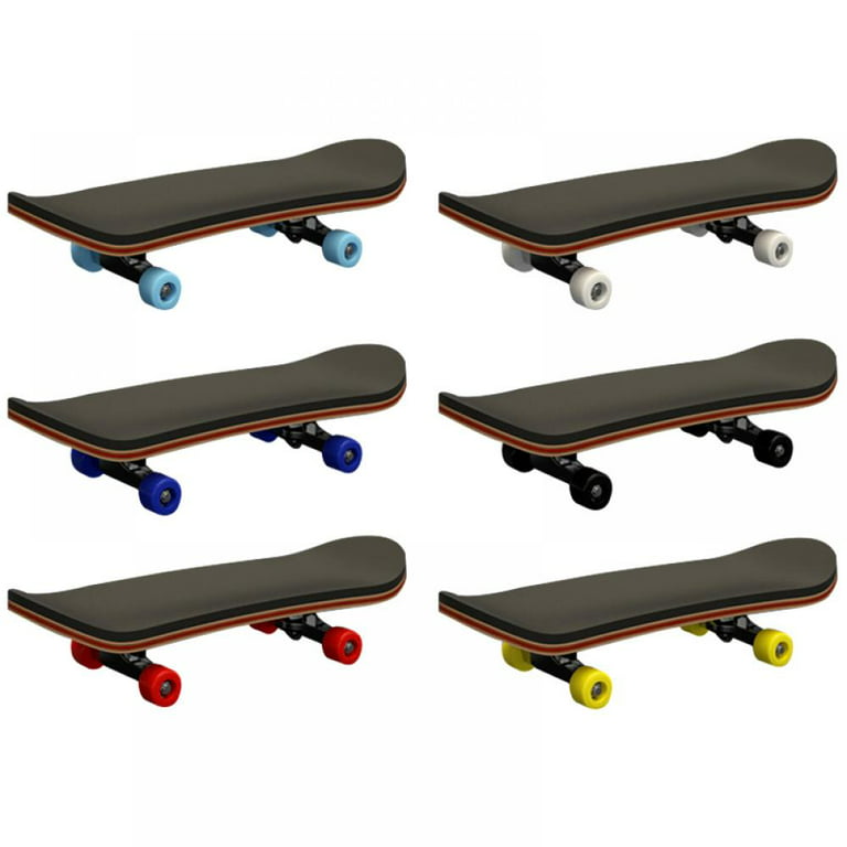 SeekFunning Mini Fingerboard Toy Finger Skateboards Set with Ramp
