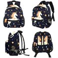 thumbnail image 4 of Starry Unicorn Large Capacity Backpack with Adjustable Shoulder Strap, Printed Design, Lightweight , Shoulder Backpack Book Bag, Small Backpack Purses for Teens, 4 of 6