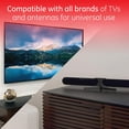 thumbnail image 3 of GE Indoor TV Antenna Amplifier Low Noise Antenna Signal Booster Clears Up Pixelated Low-Strength Channels HD TV Digital VHF UHF AC Power Adapter Black 42178, 3 of 9