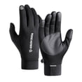 thumbnail image 1 of koolsoo Winter Thermal Warm Ski Driving Mitten Gloves For Cold Weather black L, 1 of 9