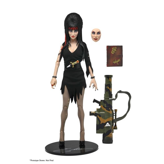 NECA - Elvira – 8” Clothed Action Figure – Commando Elvira