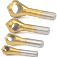 thumbnail image 1 of nipocaio 4 Piece Titanium Coated Countersink Bevel Deburring Tool for Wood Metal Plastic Countersink Bit Set, 1 of 5