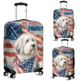 thumbnail image 2 of Patriot Old English Sheepdog We Will Never Forget Patriotic Remembrance Day Travel Luggage Cover Dog Lover Suitcase Dust Protective Decor - 12014, 2 of 5