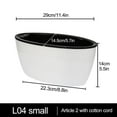 thumbnail image 2 of Lazy Flower Pot  Rectangular Window Sill With Visible Water Level  Plastic Vegetable Pot  Medium Suction Basin, 2 of 15