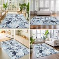thumbnail image 4 of Area Rugs 3'x5', Blue Turtle Coastal Carpet Runner Indoor Outdoor Rugs Home Decor Aesthetic, Nautical Summer Beach Starfish Coral Non Slip Mats Washable Accent Rug for Living Room Bedroom, 4 of 8