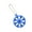 BL, variant on Snowflake Reflective Warning Pendant Handbag Charm Keychain Kids Safety Reflector Pendants for Walking Running Cycling