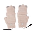 thumbnail image 4 of Guantes Térmicos USB Manoplas Hombres Mujeres Invierno Tejidos Sin Dedos Calentadores De Manos Guantes Térmicos Para Trabajo De Oficina, 4 of 7