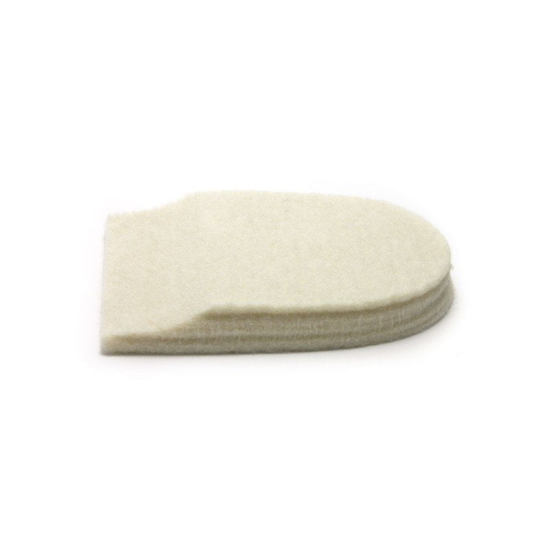 NEW Felt Heel Cushion Pad 1/4" with adhesive For Pain Relief 2 PAIR