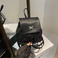 thumbnail image 3 of Pequeño bolso de mochila con lazo para mujeres, nueva colección de otoño 2025, mochila pequeña de moda casual para viajes., 3 of 10