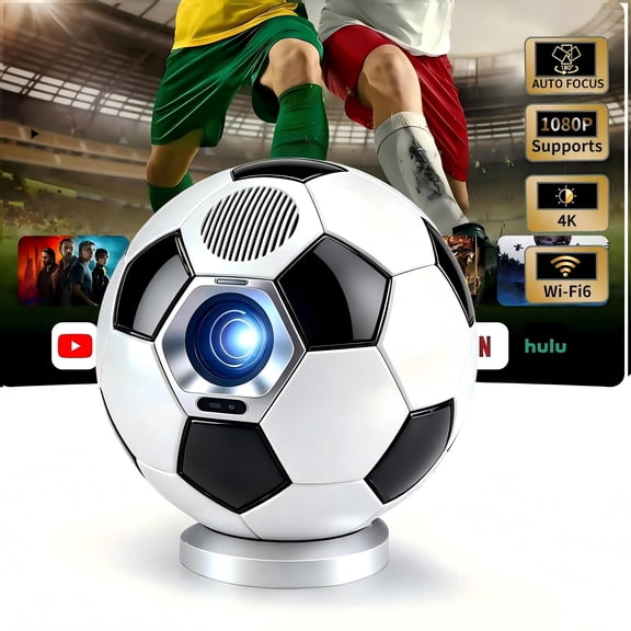 SUNNYBAY 4K Projector with WiFi and Bluetooth, Native 1080P Portable Home Movie Projector, Indoor & Outdoor Use