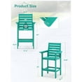 Tall Chair Set of 2, Weather Resistant Bar Stools, Heavy Duty Bar
