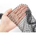 thumbnail image 3 of 1 Yard Rhinestone Fabric Black Stretchable Polyester Rhinestone Mesh Fishnet Fabric for DIY Clothing Accessories Rhinestone Mesh Tulle Crafts for DIY Bag Making Party Dress Curtains Design Decoration, 3 of 5