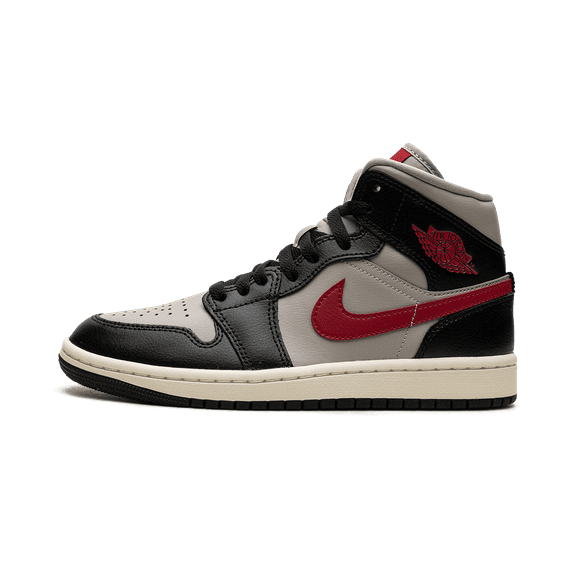 Jordan WOMENS AIR JORDAN 1 MID Womens "Black / Gym Red / College Grey" BQ6472 060 BQ6472 060 from Stadium Goods