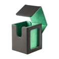 thumbnail image 4 of Caja de baraja de cartas Zulema almacenamiento de tarjetas con mangas color verde, 4 of 8