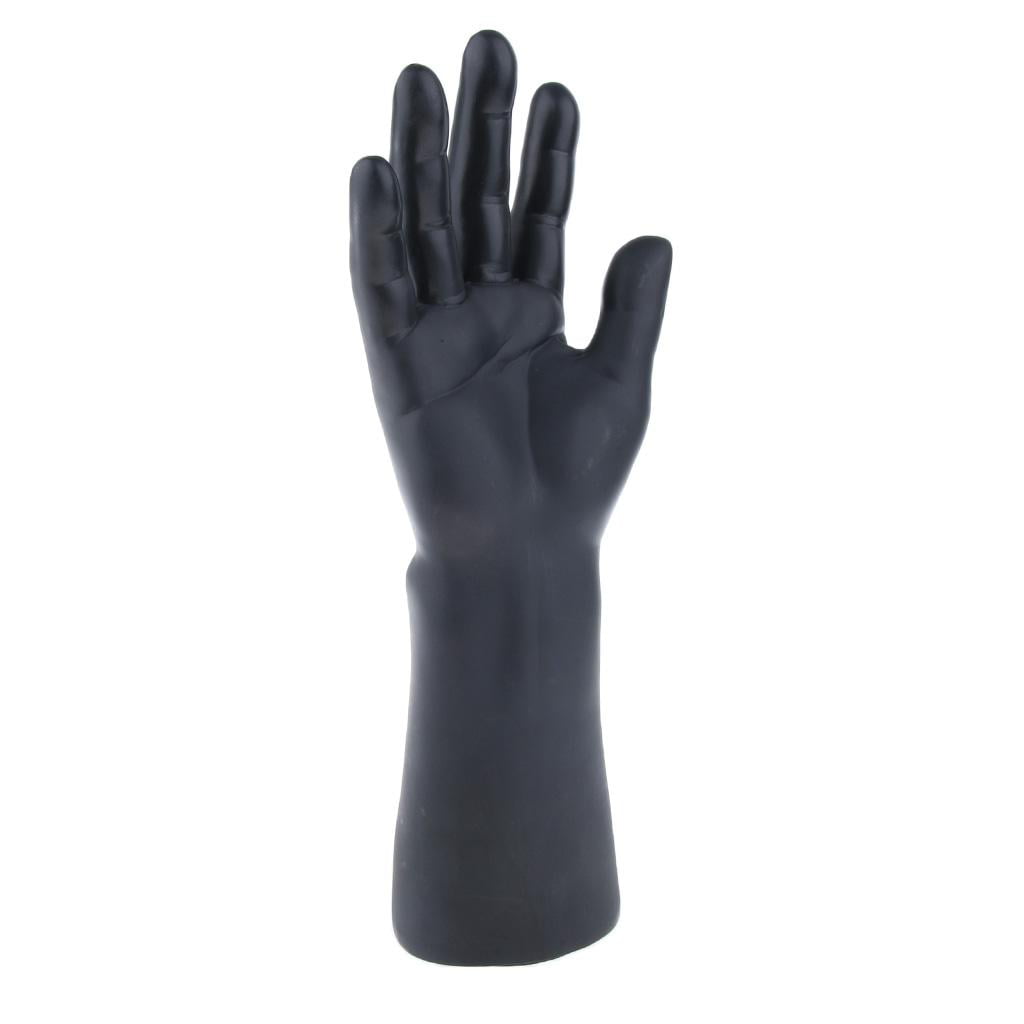 Freestanding Vinyl Realistic Male Mannequin Hand for Sports Gloves Display 