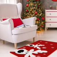 thumbnail image 2 of Peeking Reindeer Christmas Doormat Outdoor Entrance Red Christmas Rugs for Outdoor Welcome Mats for Front Door, Indoor Christmas Mat Non Slip Doormat Indoor or Outdoor for Home Decor, 30 X 17 Inch, 2 of 6