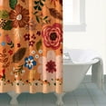 thumbnail image 5 of Watercolor Country Bee and Floral Curtain – Rustic Botanical Garden Look, 72x84 Inches, 5 of 5