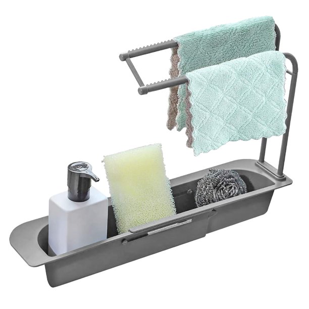 telescopic sink organizer
