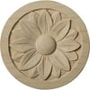 4 1/4"W x 4 1/4"H x 5/8"P Bedford Round Rosette, Maple