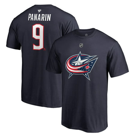 Artemi Panarin Columbus Blue Jackets Fanatics Branded Player Authentic Stack Name & Number T-Shirt -