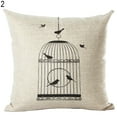 thumbnail image 4 of Yirtree Porch Patio Birds Throw Pillow Covers for Spring Farmhouse Decoration Outdoor Furnitures Décor Decorative Cushion 18x18, 4 of 5