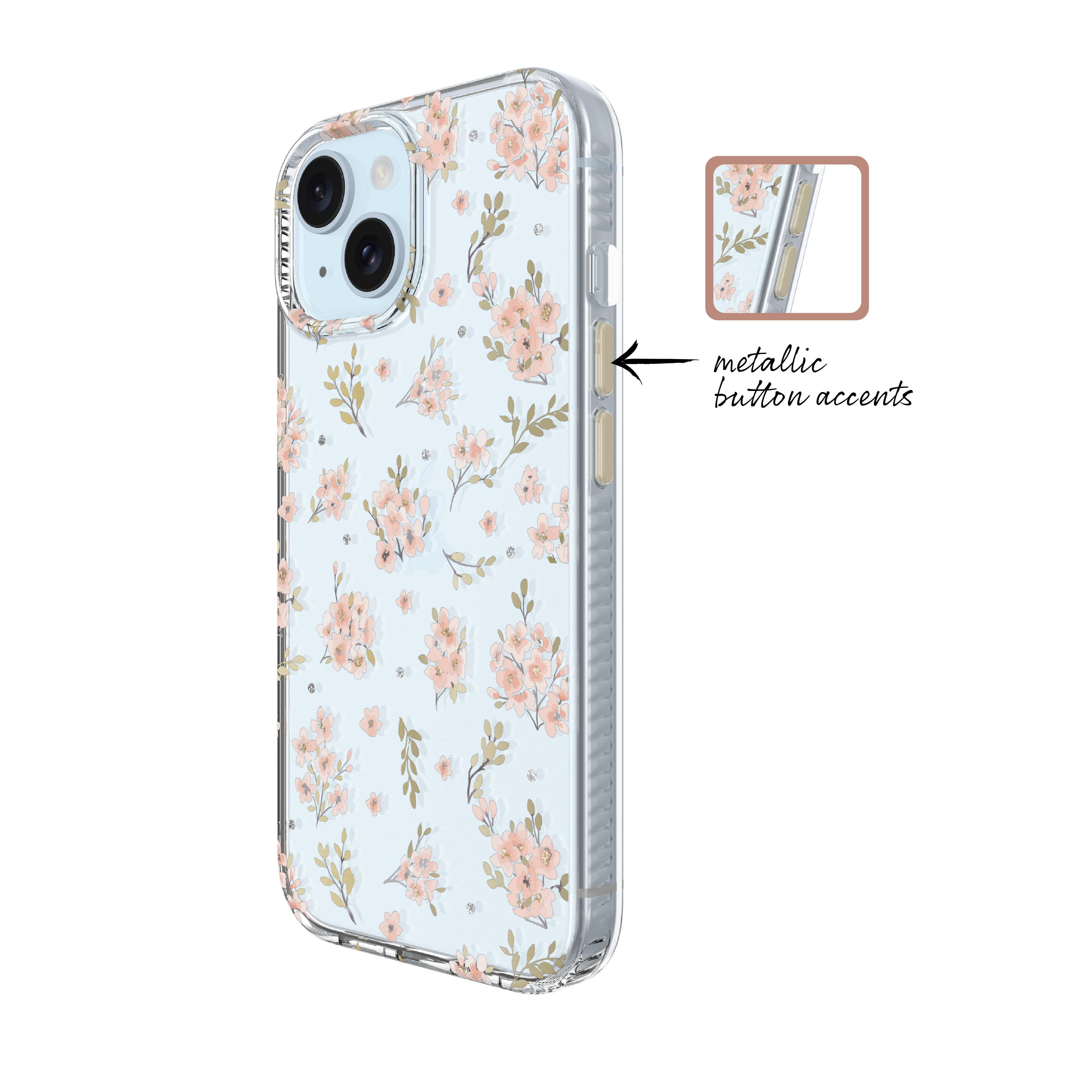 Petite Pink Floral - Premium Fashion Phone Case for iPhone 16e / iPhone 15 / iPhone 14 / iPhone 13, You deserve something pretty!