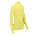 thumbnail image 3 of M&M SCRUBS Women's Long Sleeve Turtle-Neck T-Shirt Under Scrub (Yellow, Medium), 3 of 5