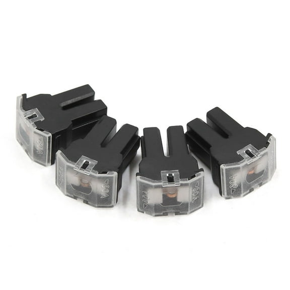 Unique Bargains 4pcs 80A Black Plastic Casing Female PAL Cartridge Fuse for Auto Car Vehicle