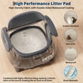 thumbnail image 6 of Automatic Open-Top Self-Cleaning Litter Box, Smart Cat Litter Box with App Control for Multi-Cat Households, Gray/White/Brown, 6 of 8