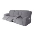 thumbnail image 1 of Housse de Fauteuil Inclinable 3 Places 2024 avec Console, Housse Antidérapante pour Animaux, Housse de Fauteuil Inclinable Séparé, Protège-Meubles pour Fauteuil Inclinable, 1 of 7