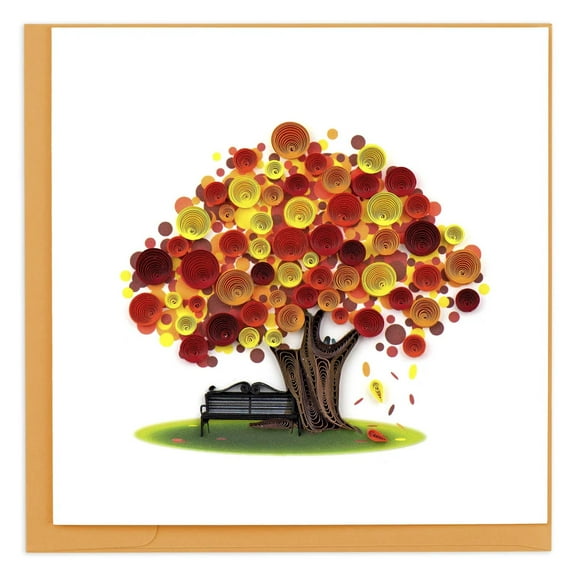 Quilling Card Quilled Autumn Tree Card