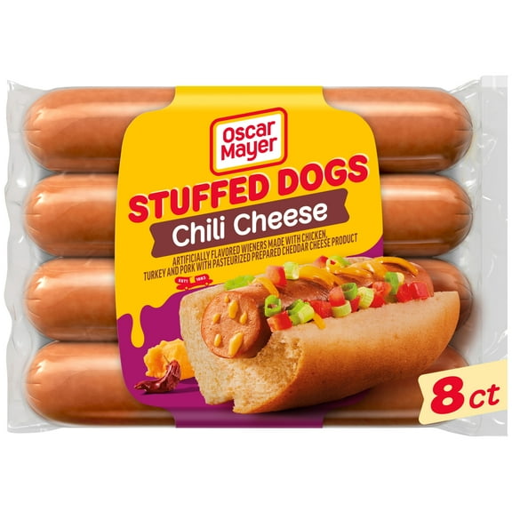 Oscar Mayer Chili Cheese Stuffed Dogs, 8 ct Pack
