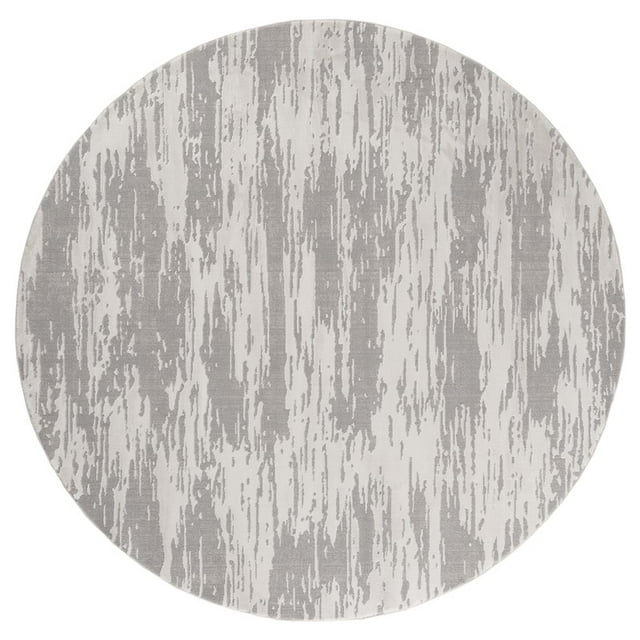 United Weavers Cascades Salish Silver Round Rug