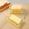thumbnail image 3 of Caja para Cortar Mantequilla con Tapa Rebanador de Mantequilla para Cortar Recipiente para Mantequilla Almacenamiento de Mantequilla Tazón para Mantequilla Grande, 3 of 5