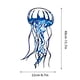 thumbnail image 3 of RKSTN Wall Sticker Jellyfish Metal Wrought Iron Crafts Interior Wall Decoration, 3 of 4