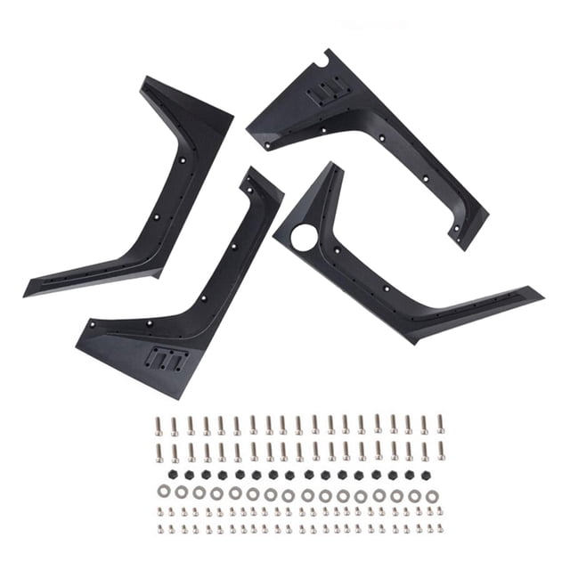 1:10 Splash Guards RC Crawler de guardabarros de plástico para Axial Scx10 RC Car Body Upgrades Partes Accesorios