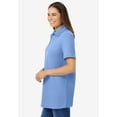 thumbnail image 3 of Woman Within Plus Size Perfect Short-Sleeve Polo Shirt, 3 of 6