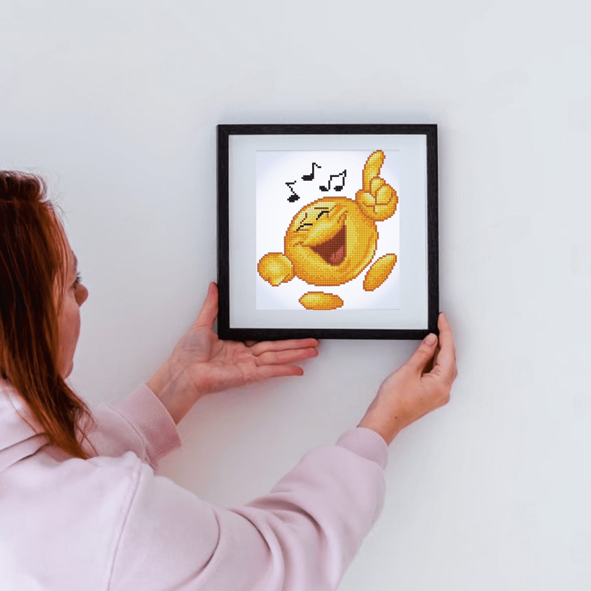Diamond Dotz Jive'n Music Emoji Diamond Painting Kits for Adults - Diamond Art Kits a Relaxing Creative Craft Kit with Dotz Gems 10.2"x9.1"
