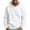D-White, variant on ZHOUCHANKIDS Mens Zip Up Hoodie Long Sleeve Full Zip Hooded Sweatshirt Pullover with Pocket Light Blue XXL