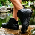 thumbnail image 6 of Women's Short Ankle Rain Boots Waterproof Non Slip PVC Rubber Slip On Garden Shoes, 6 of 6