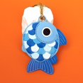 thumbnail image 7 of Hzzsbu Cartoon Keychain, Cute Little Fish Keyring, Fish Key Ring, Car Key Chain, Coin Purse Keychain Access Card Leather Case Cute Charm, 7 of 7