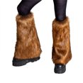 thumbnail image 1 of Txlixc Calentadores de piernas de invierno para mujeres, impresión de color sólido / tinte de corbata Txlixc moda, 1 of 2