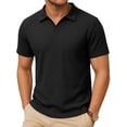 thumbnail image 2 of RICHCOIN Polo Shirts for Men Short Sleeve Classic Collared Casual Knit Golf T Shirt Summer Tops, 2 of 7