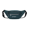 thumbnail image 1 of Riñonera para hombre, riñonera, riñonera con hebilla de liberación rápida, bolsa con cremallera, bolso de hombro para viajes, entrenamiento, Verde, 1 of 9